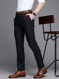 Raymond Men Checked Slim Fit Formal Trousers