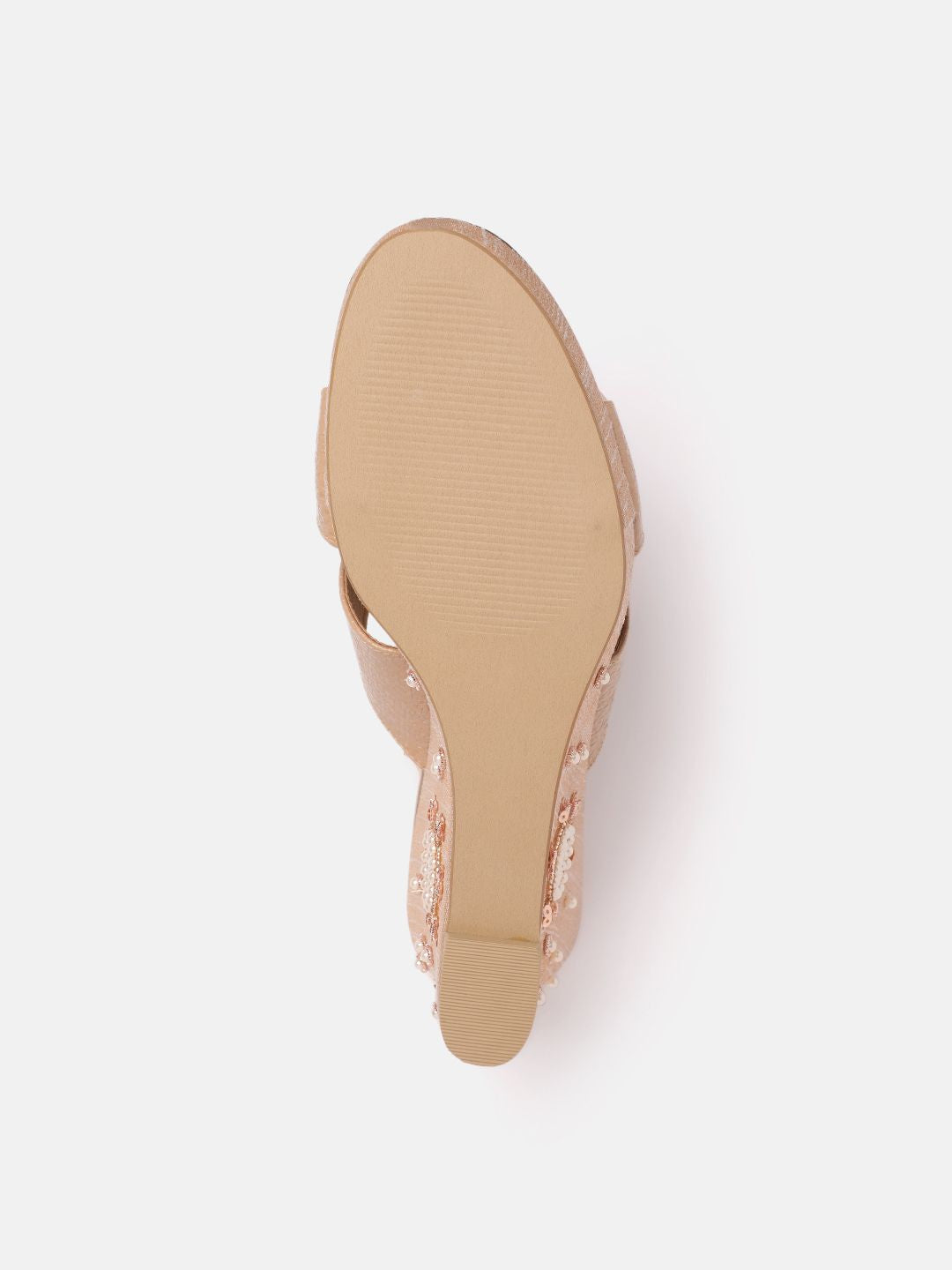 House of Pataudi Embellished Wedges