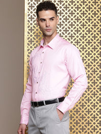 House of Pataudi Floral Embroidered Pure Cotton Party Jashn Shirt