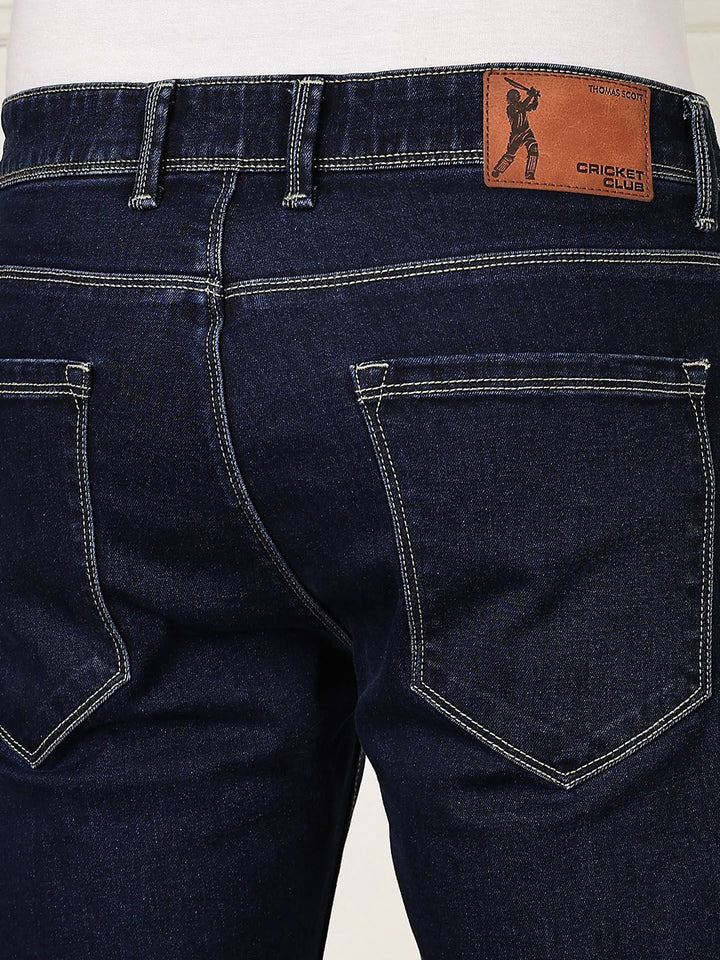 Thomas Scott Men Classic Slim Fit Mid-Rise Stretchable Jeans