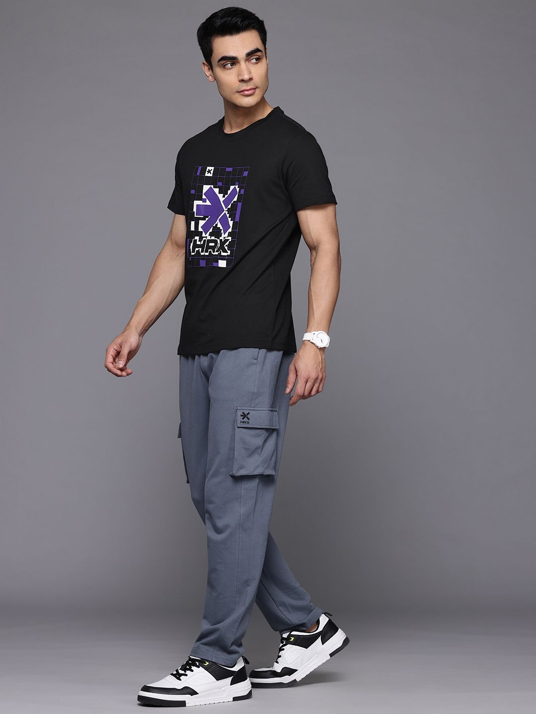 HRX by Hrithik Roshan Men Brand Logo Printed T-shirt