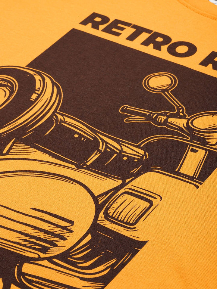 Difference of Opinion Printed Pure Cotton Boxy T-shirt