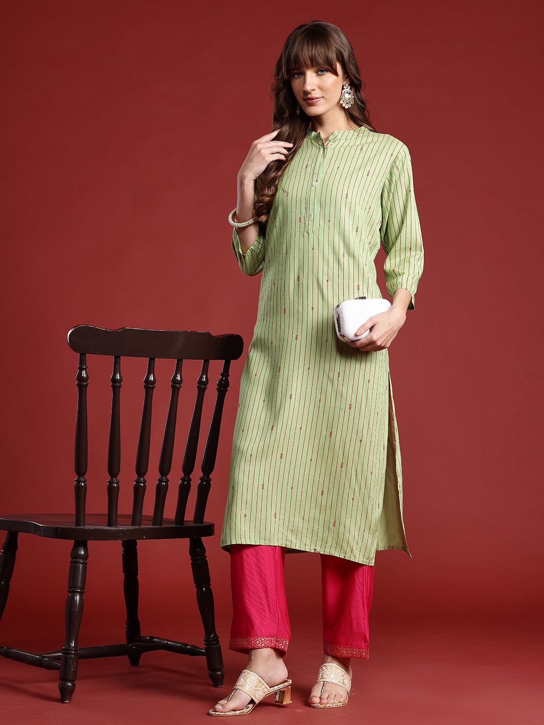 Anouk Striped Kurta