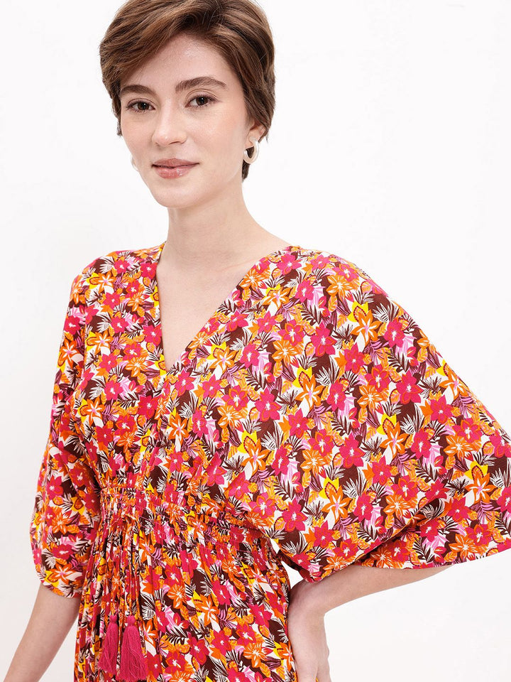 DressBerry Smock Waist Midi Dress