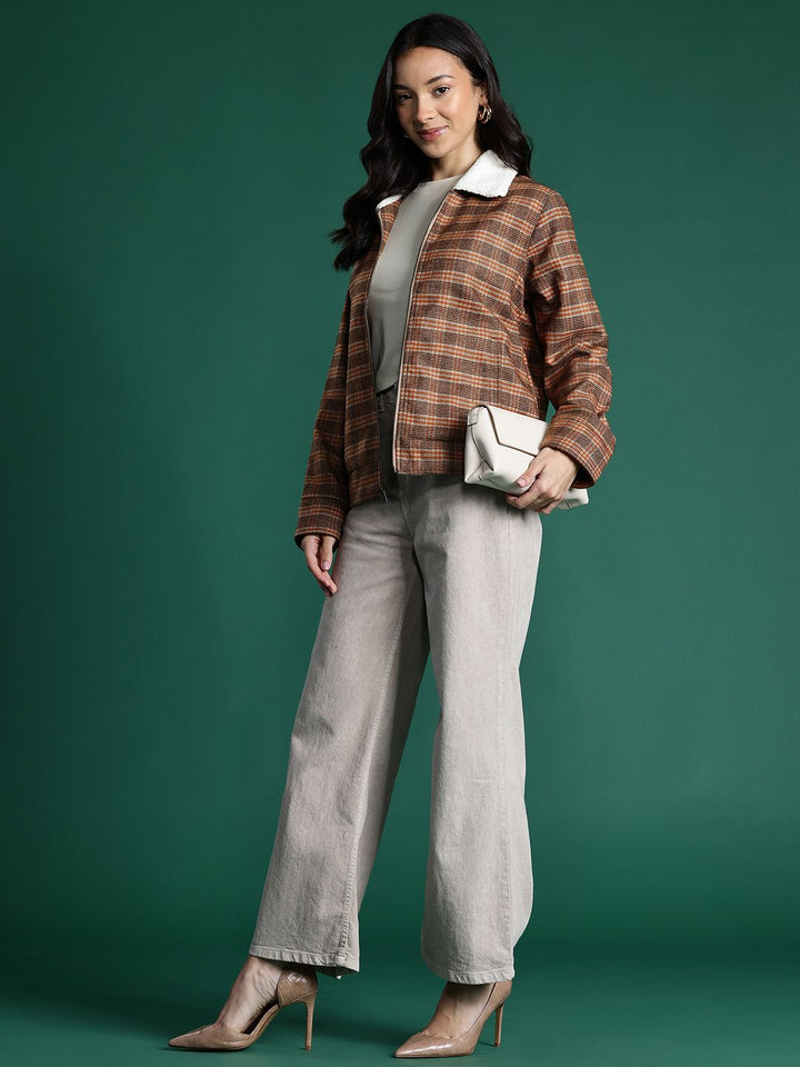 DressBerry Checked Tailored Jacket