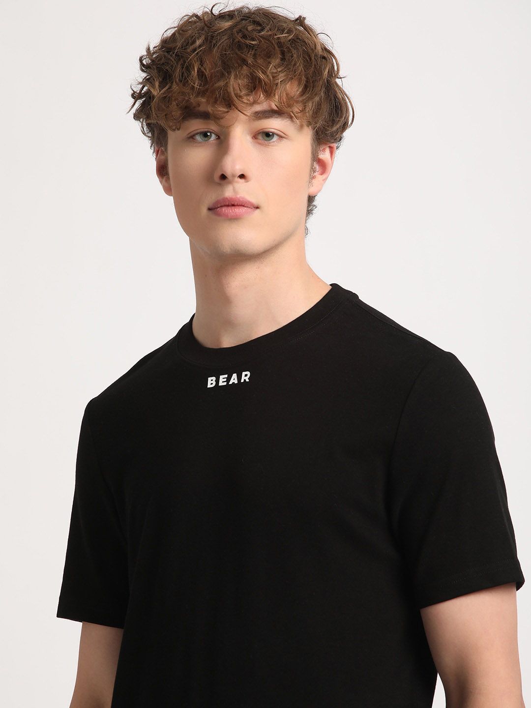 THE BEAR HOUSE Slim Fit Round Neck T-shirt