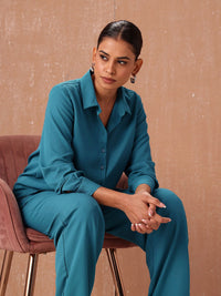 all about you all about you Solid Shirt with Trousers