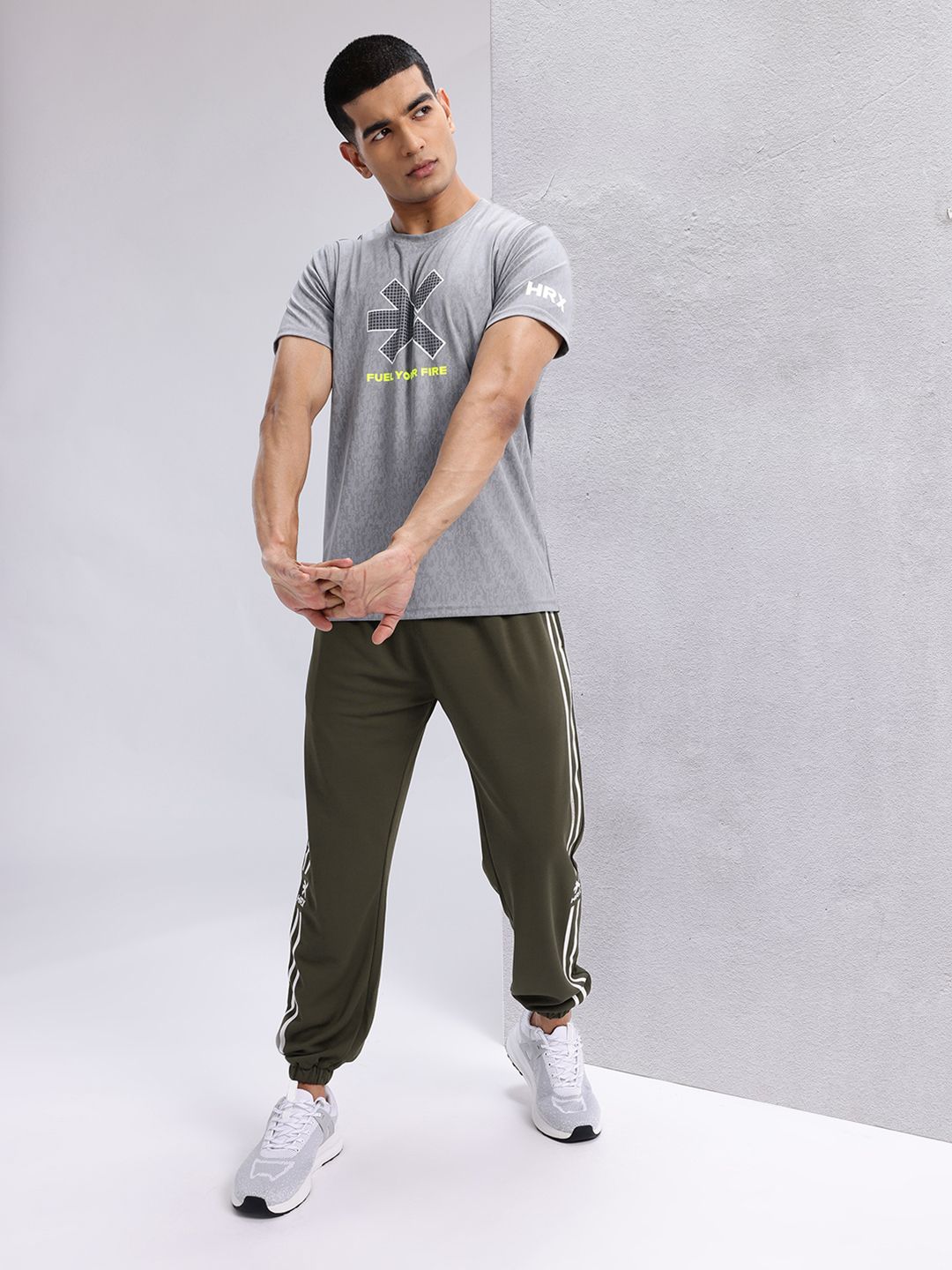 HRX by Hrithik Roshan Men Rapid-Dry Training Joggers