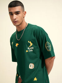 HIGHLANDER Men Graphic Printed Round Neck T-shirt