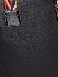 Berrylush Textured Shopper Tote Bag