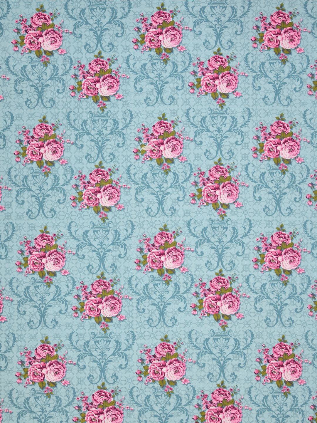 BOMBAY DYEING Dream Lover Teal Floral Printed Cotton 104TC Queen Bedsheet Set 2.54 x 2.24m