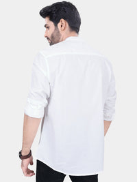 VASTRADO Classic Mandarin Collar Long Sleeves Slim Fit Casual Shirt