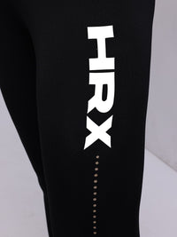 HRX by Hrithik Roshan Women Brand Logo Print Mid-Rise Cropped Running Tights