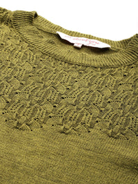 all about you Self Design Sweater
