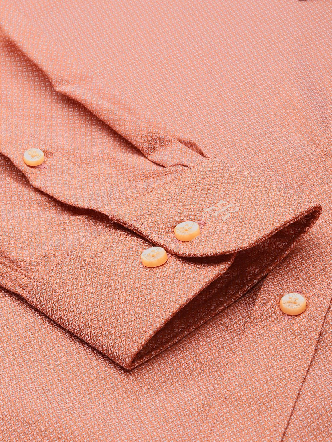 Raymond Slim Fit Pure Cotton Textured Formal Shirt