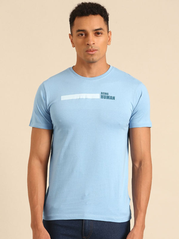 Menjadi kemeja t-shirt kapas murni manusia dengan cetakan yang minimum