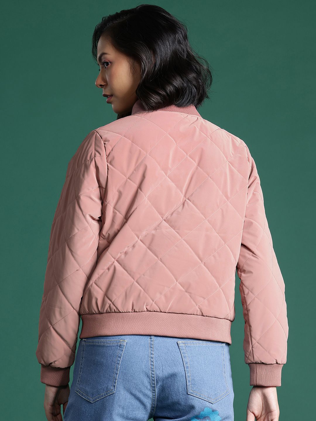DressBerry Quilted Bomber Jacket