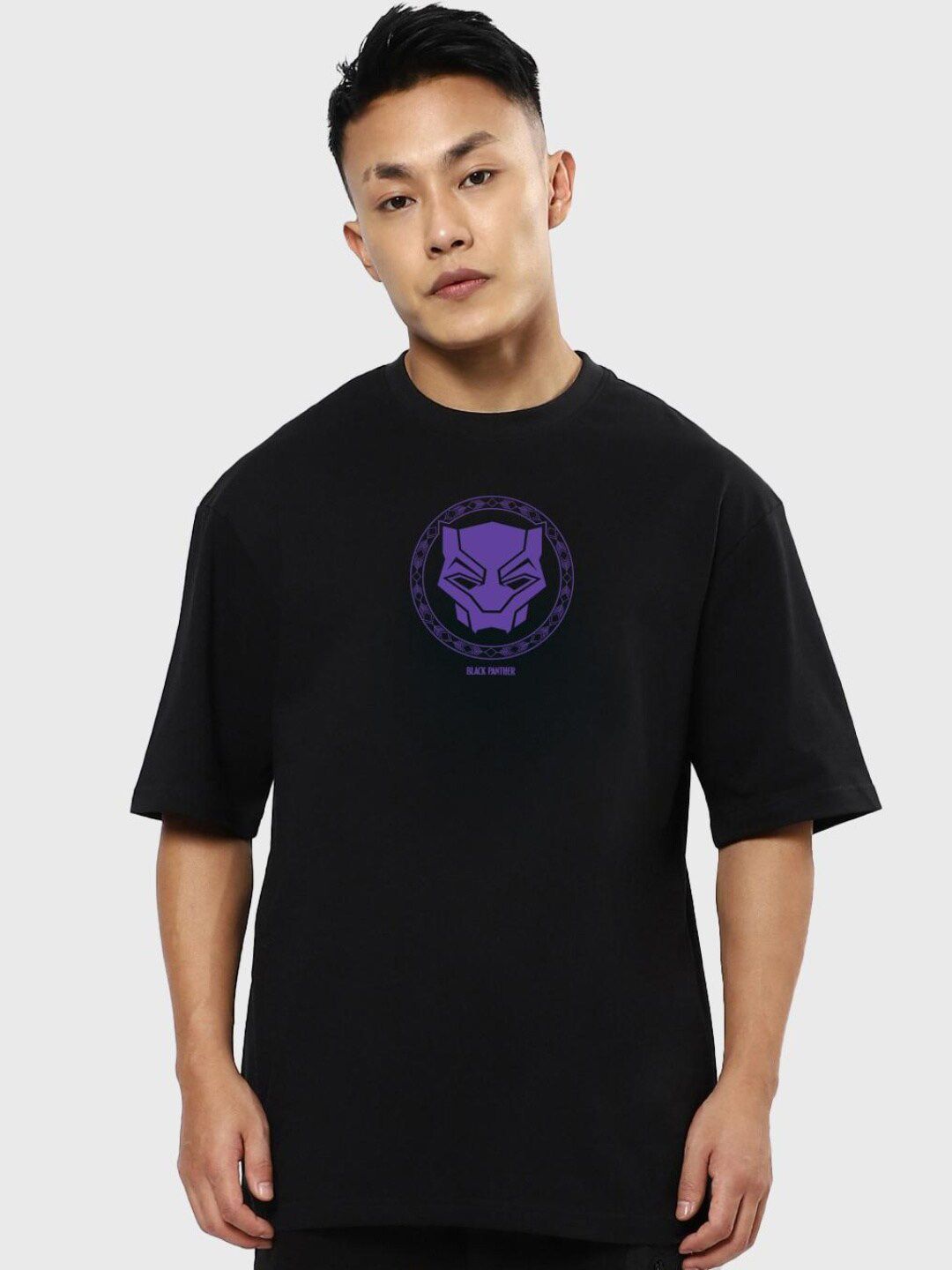 Bewakoof Cotton Printed Oversized Fit T-shirt