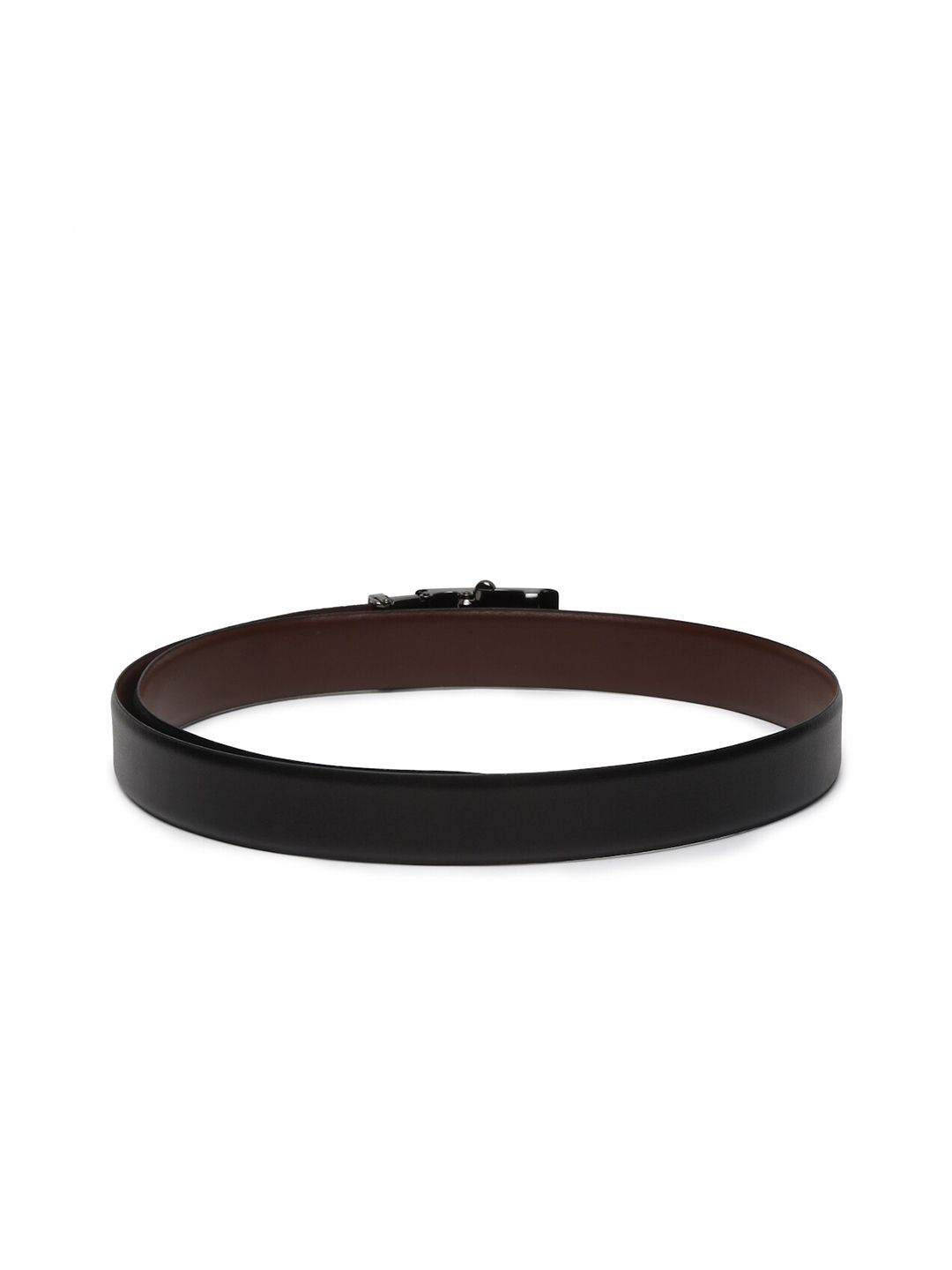 Teakwood Leathers Men Leather Reversible Formal Belt