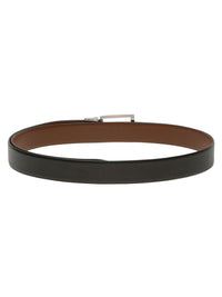 Teakwood Leathers Men Textured Leather Reversible Belt