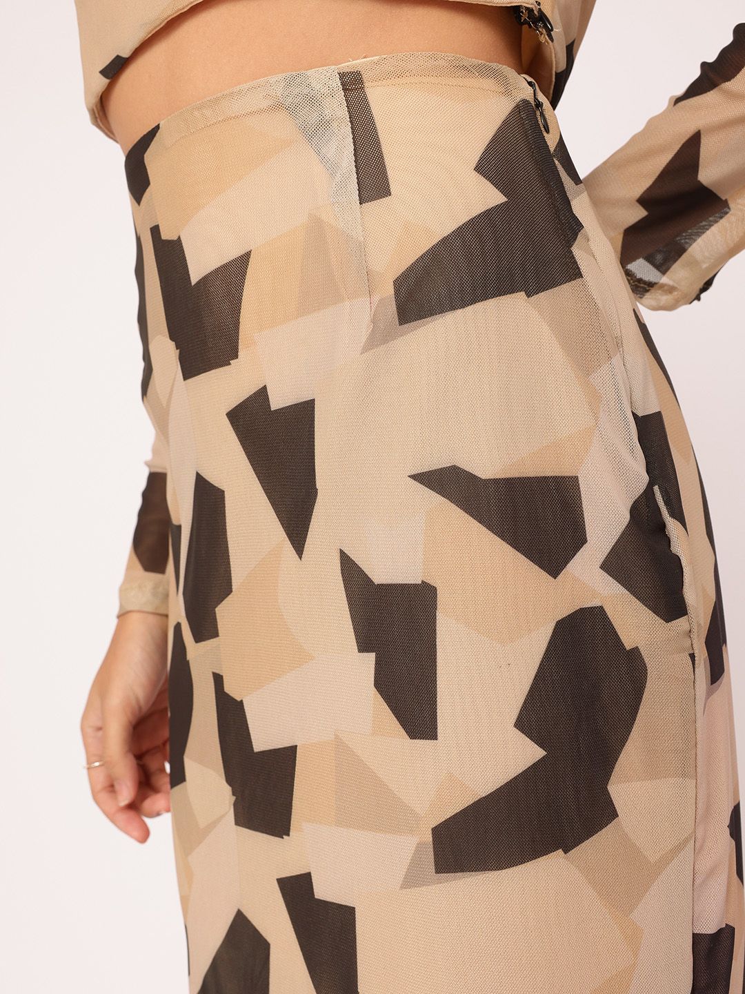 DressBerry Fusion Fits Geometric Printed Co-Ords