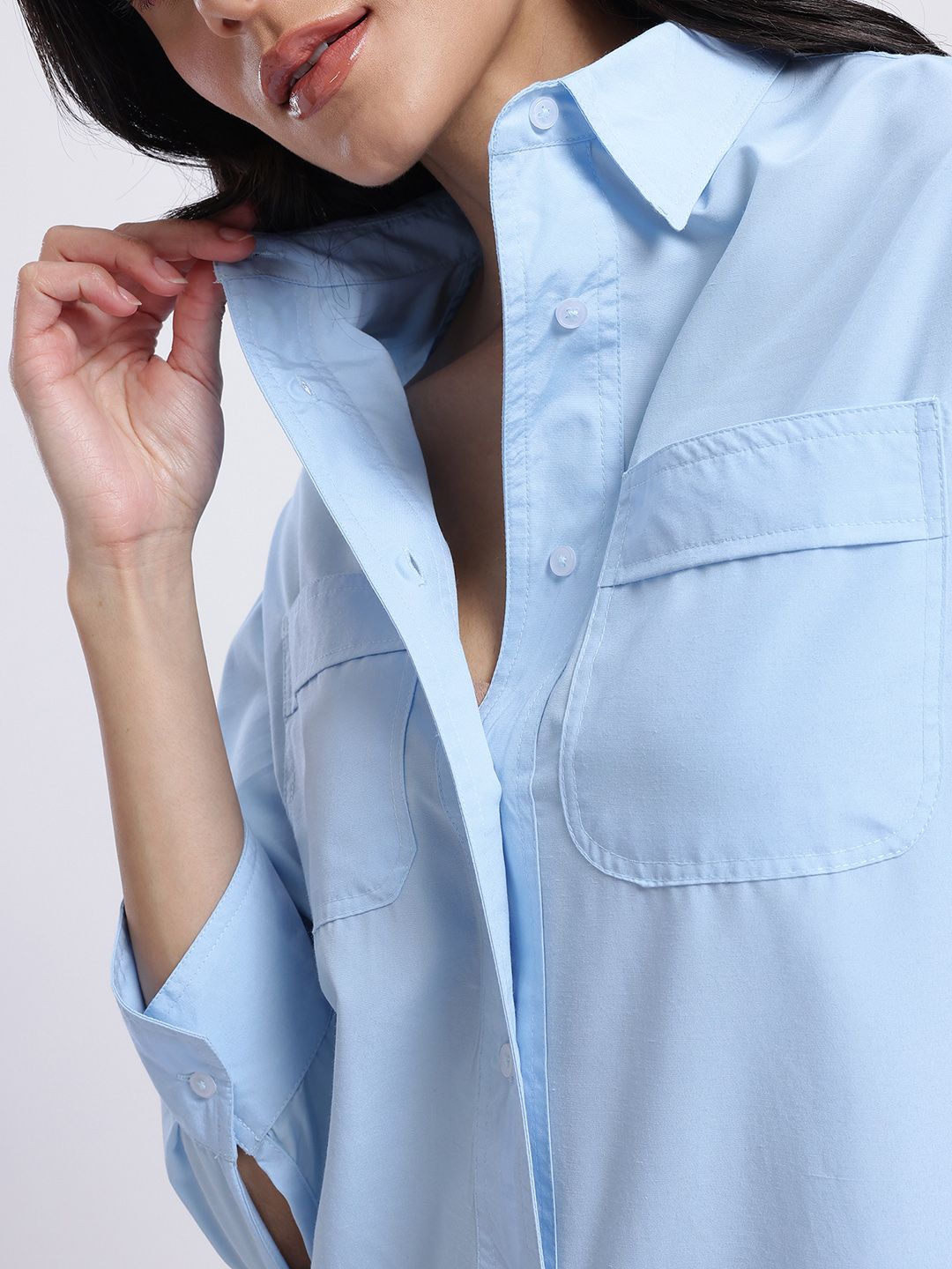 DressBerry Button Up Babe Shirt Dress