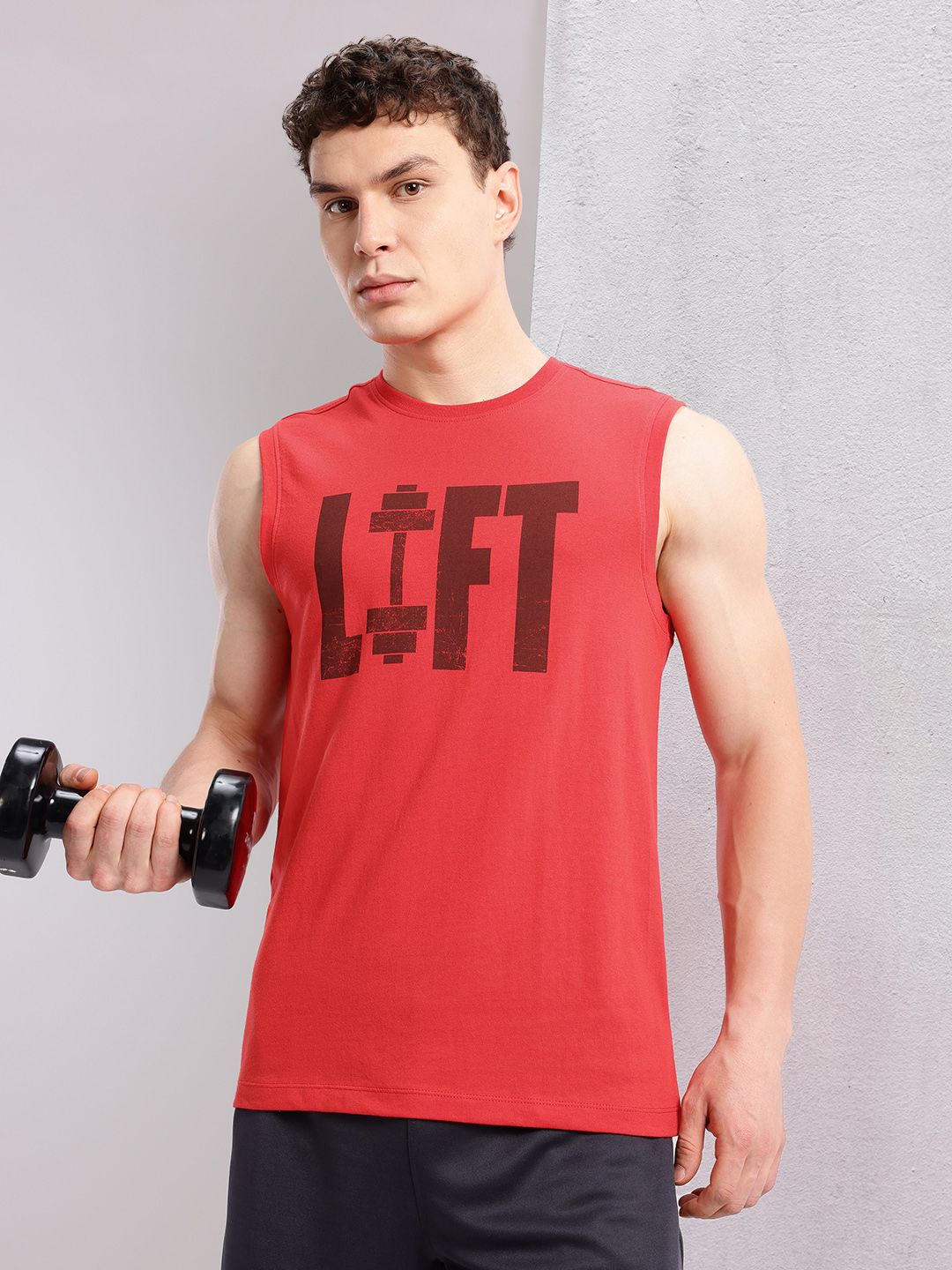 HRX by Hrithik Roshan Typography Printed Regular Fit Training T-shirt
