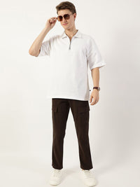 Thomas Scott Men Smart Easy Wash Cargos Trousers