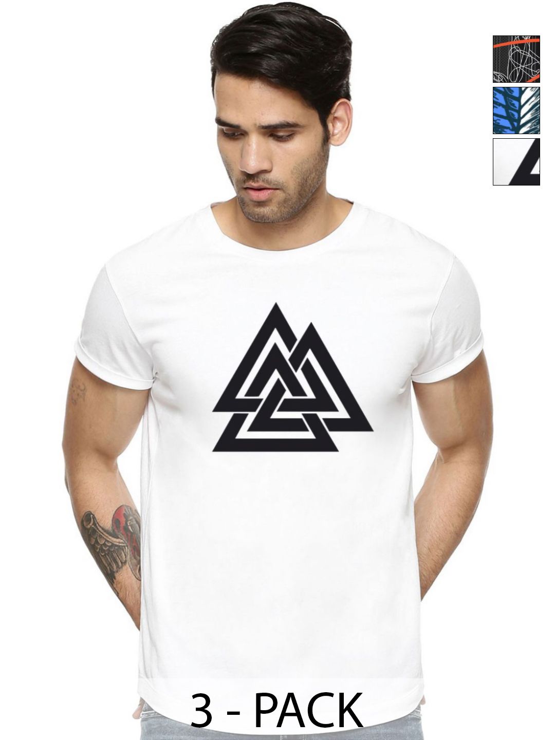 ADRO Men Printed T-shirt