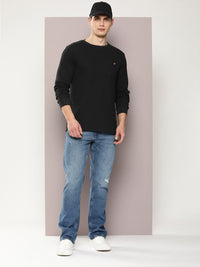 DILLINGER Men Self Design Regular Fit T-shirt