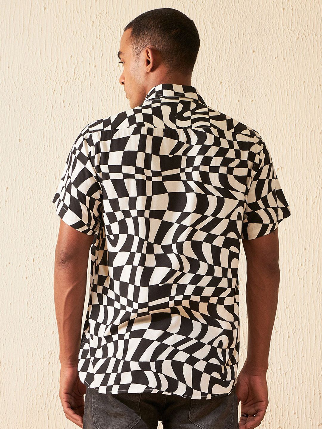 DENNISON Men Smart Block Printed Casual Shirt