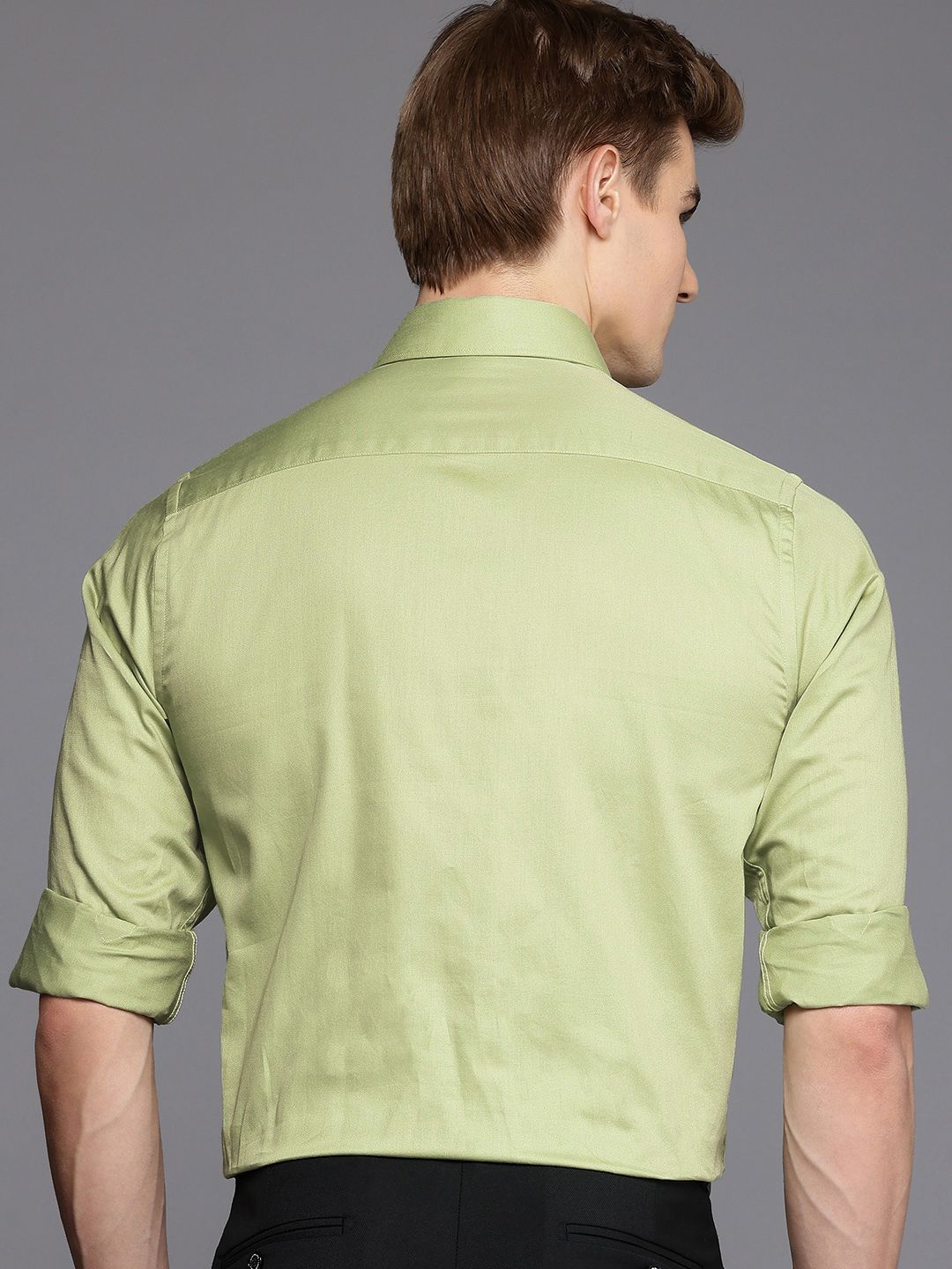 Raymond Slim Fit Self-Design Pure Cotton Formal Shirt