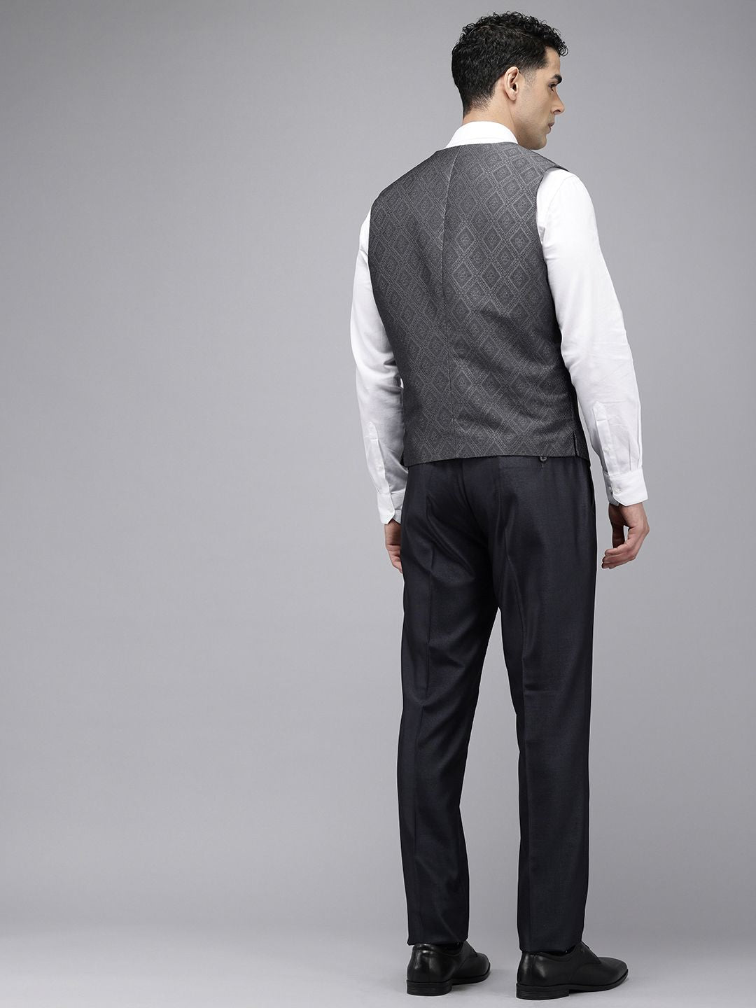 Park Avenue Notched Lapel Collar 3 Piece Party Suit