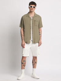 THE BEAR HOUSE Solid Casual Shirt