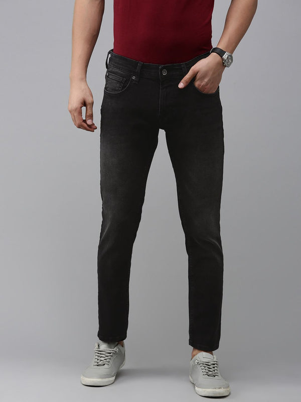 SPYKAR Men Slim Fit Low-Rise Light Fade Stretchable Jeans