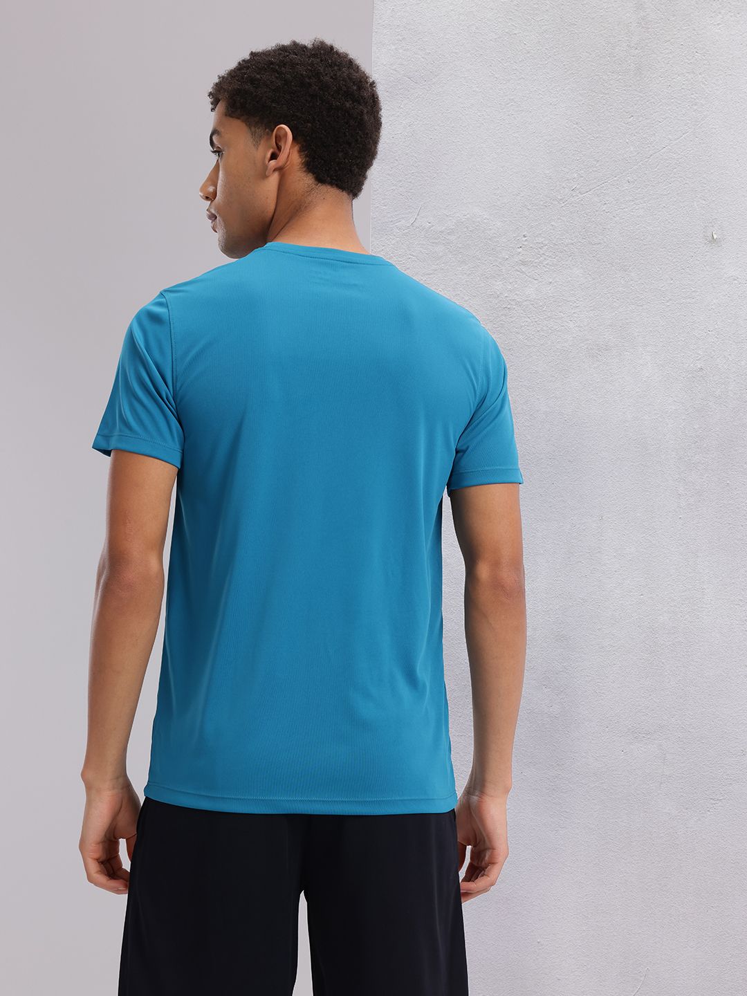 HRX by Hrithik Roshan Typography Print Rapid-Dry Training T-shirt