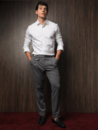 RARE RABBIT Men Hosa Slim Fit Opaque Cotton Shirt