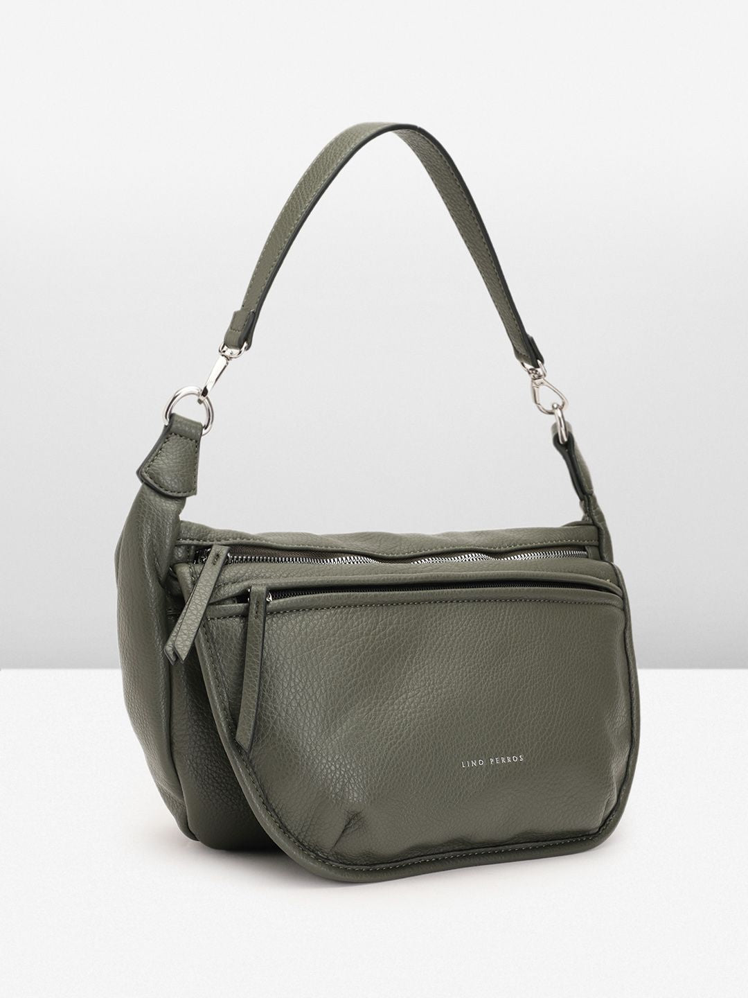 Lino Perros Textured Structured Shoulder Bag