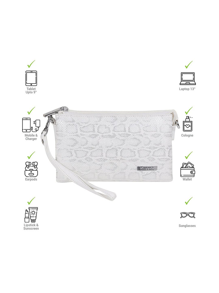 Metro Textured Wrist Loop Purse
