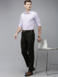 Park Avenue Slim Fit Pure Cotton Checked Formal Shirt