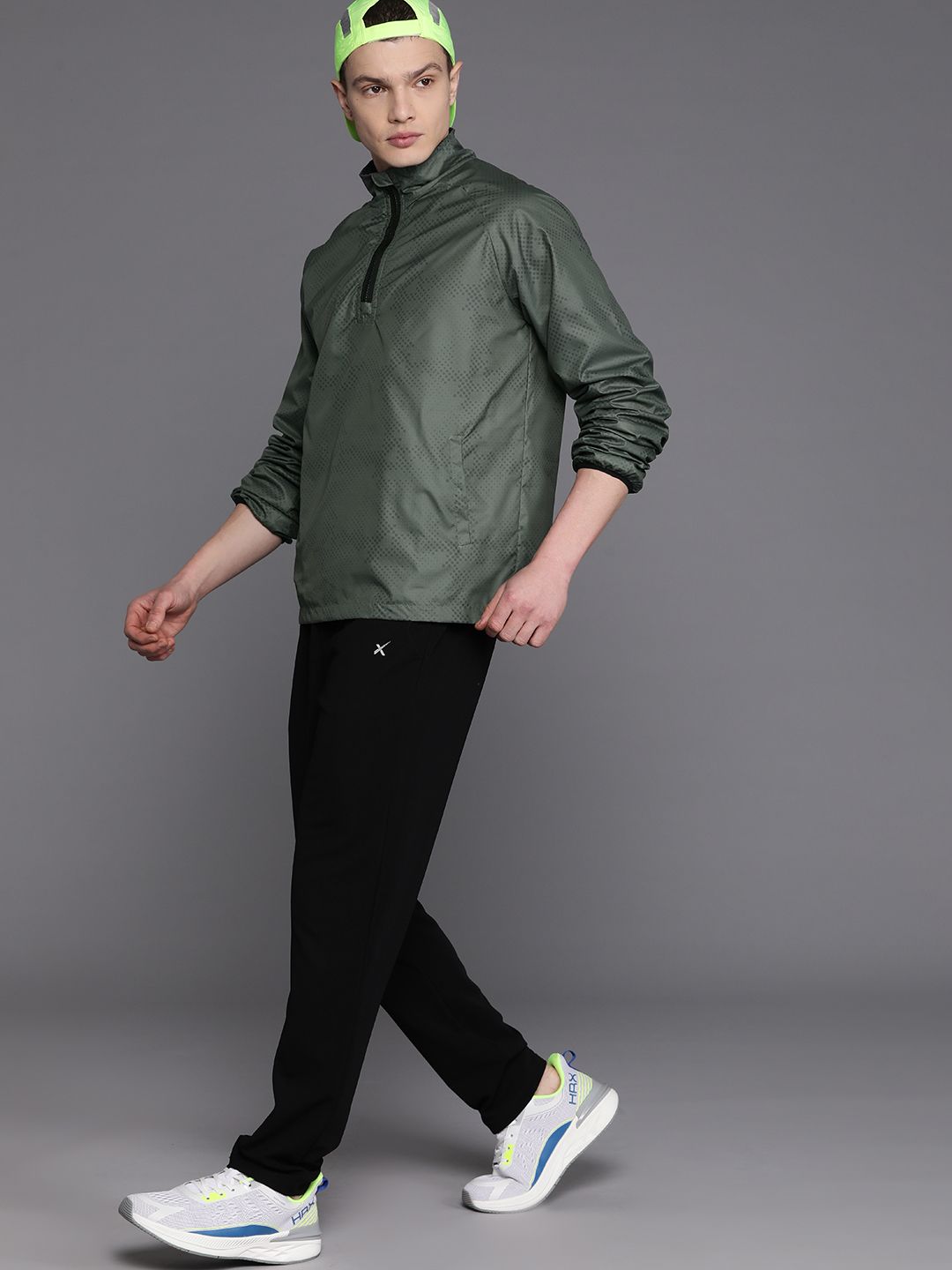HRX by Hrithik Roshan Rapid-Dry Printed Running Jacket