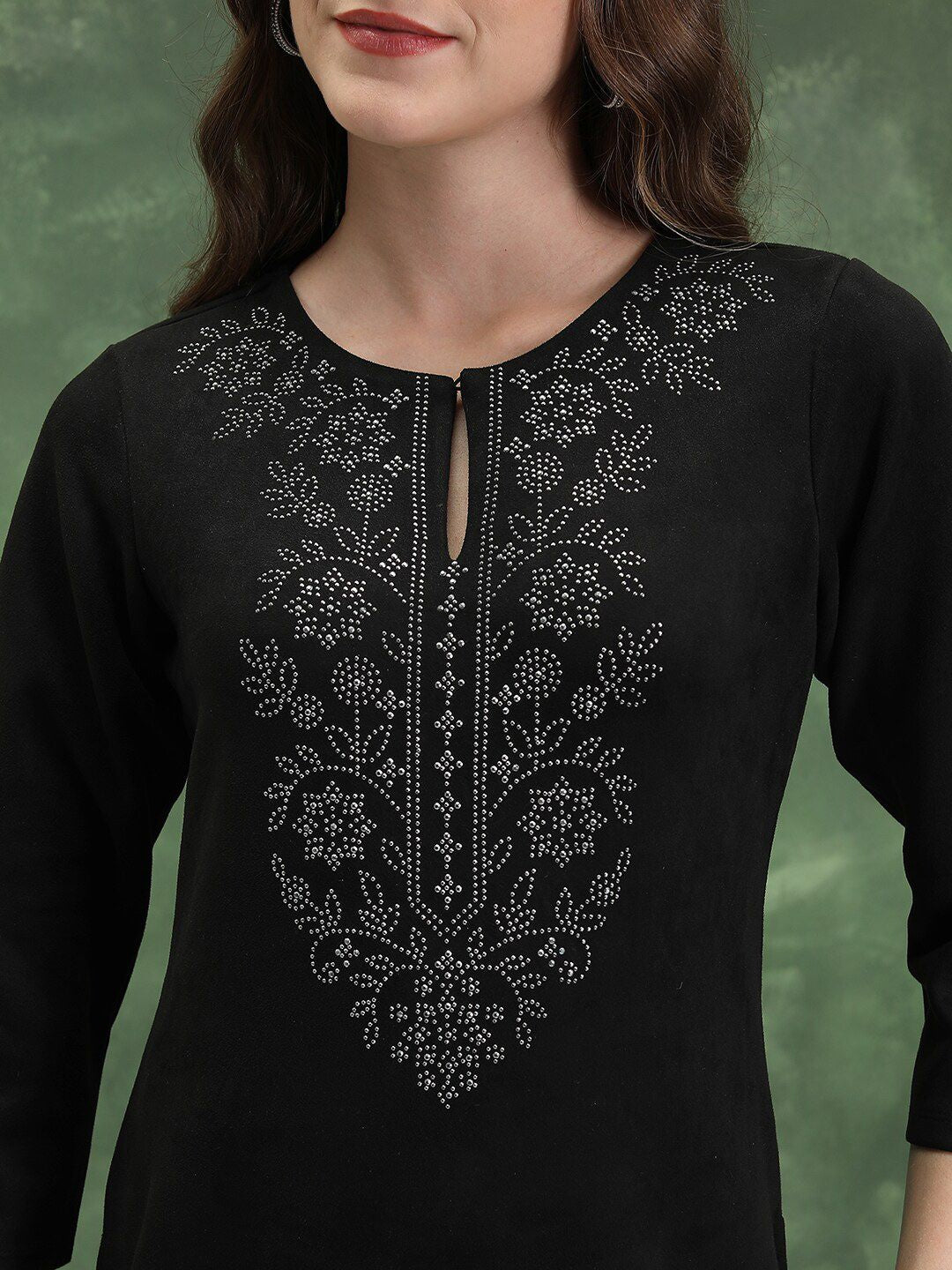 Vishudh Yoke Design Round Neck Straight Kurta