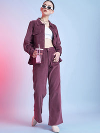STREET 9 Women Relaxed Cotton Corduroy Trousers