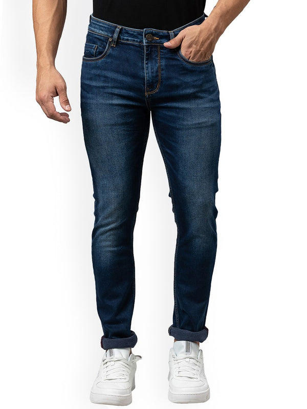 Menjadi Lelaki Manusia Slim Sesuai Lampu Shade Mid-Rise Pudar