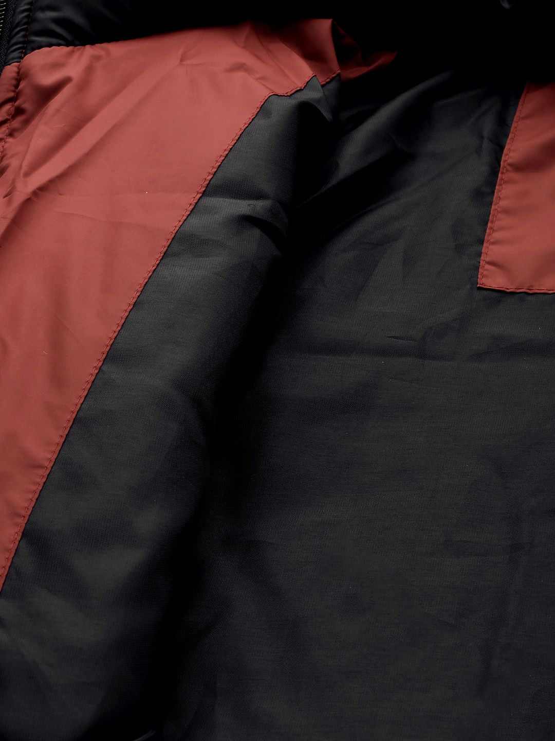 The Indian Garage Co Men Detachable Hood Colourblocked Padded Jacket