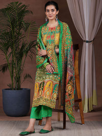 Libas Floral Printed Kurta with Trousers & Dupatta