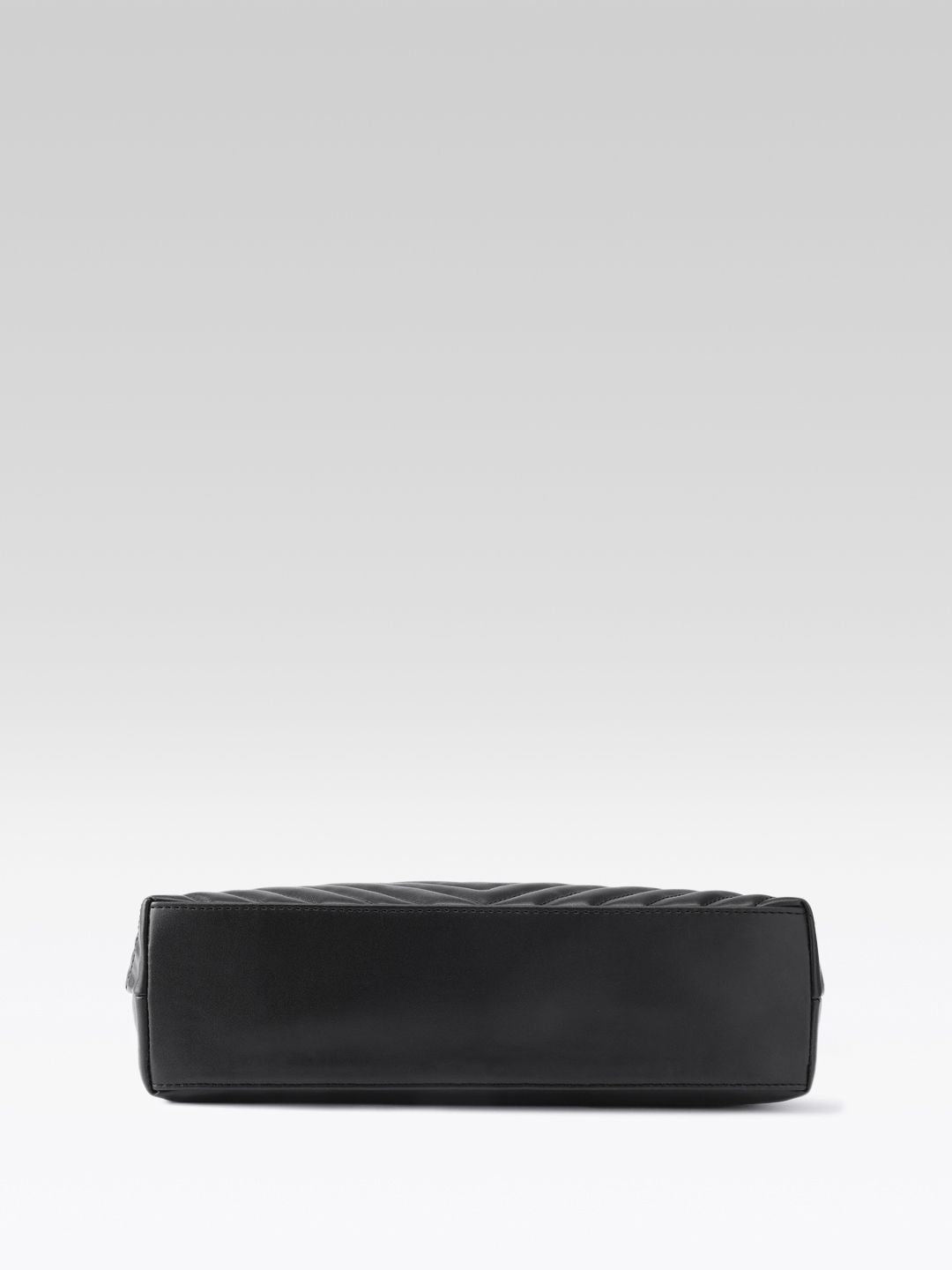 DressBerry Textured Structured Quilted Shoulder Bag