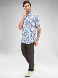 SPYKAR Men Slim Fit Floral Opaque Printed Casual Shirt