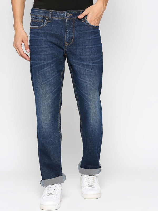 Being Human Men Mid Rise Slim Fit Clean Look Light Fade Jeans