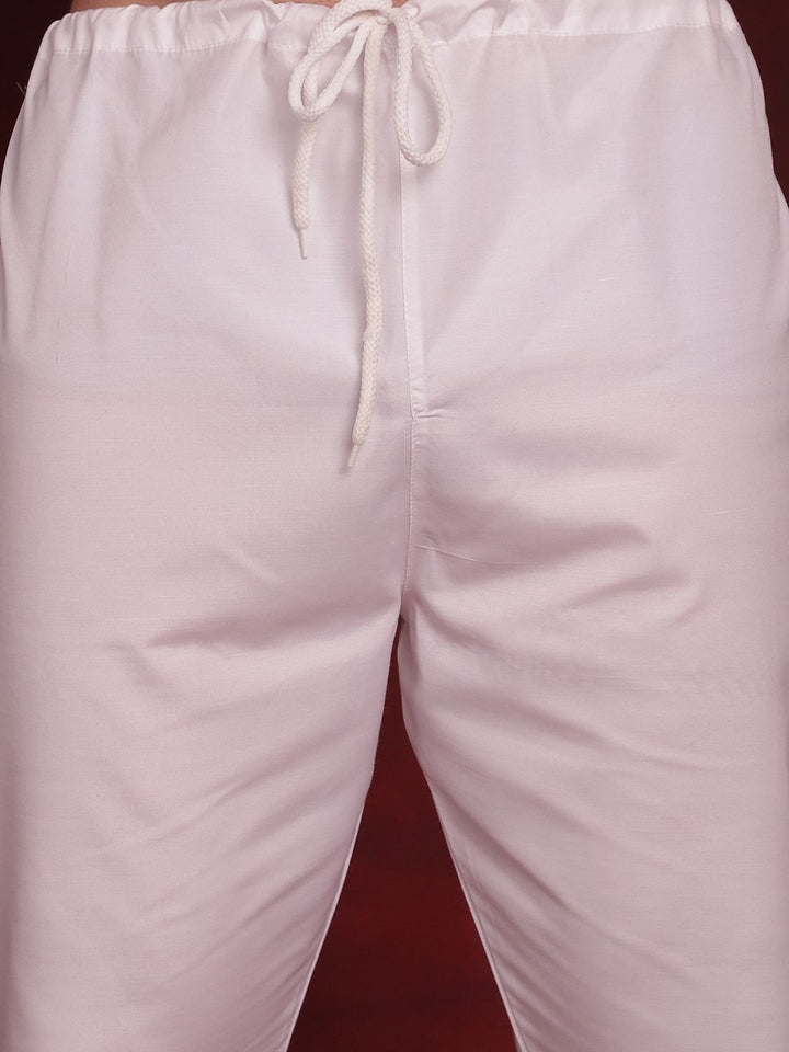 Jompers Embroidered Regular Sequinned Kurta with Pyjamas